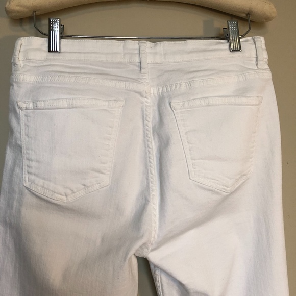 ZARA Woman White Denim Jeans - Picture 7 of 10